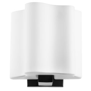 Бра NUBI 1х40W E14 ЧЕРНЫЙ МАТОВЫЙ/БЕЛЫЙ