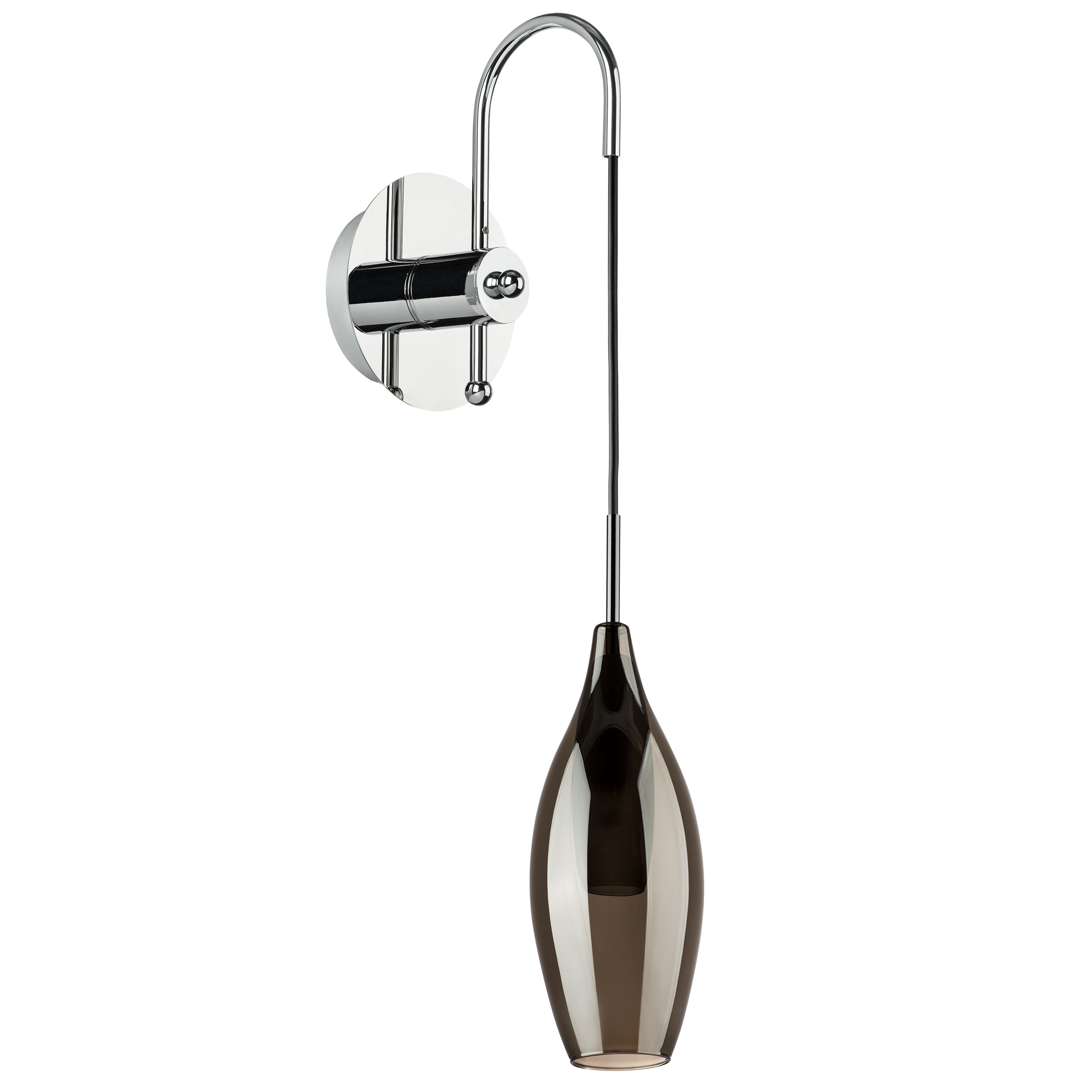 Бра PENTOLA 1х25W G9 ХРОМ/ДЫМЧАТЫЙ