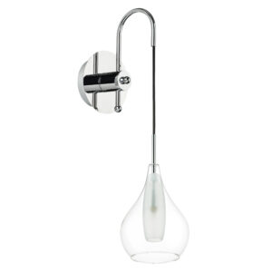 Бра PENTOLA 1х25W G9 ХРОМ/ПРОЗРАЧНЫЙ
