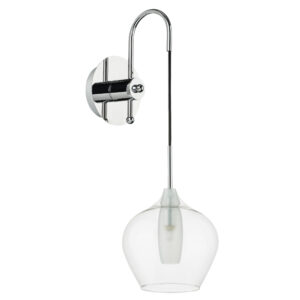Бра PENTOLA 1х25W G9 ХРОМ/ПРОЗРАЧНЫЙ
