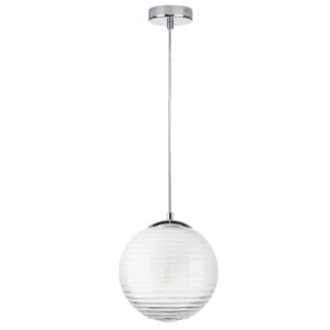 Подвес DISSIMO 1х40W E27 ХРОМ/БЕЛЫЙ