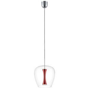 Люстра CUPOLA LED 10W 500LM АЛЮМИНИЙ/КРАСНЫЙ 3000K