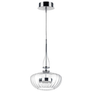 Люстра ASTRA LED 12W 600LM ХРОМ/ПРОЗРАЧНЫЙ 3000K