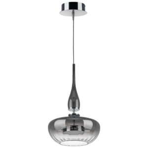 Люстра ASTRA LED 12W 580LM ХРОМ/ДЫМЧАТЫЙ 3000K