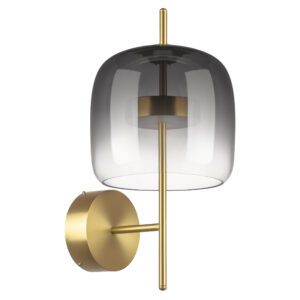 Бра CUPOLA LED 9W 450LM ЗОЛОТО/ДЫМЧАТЫЙ 3000K