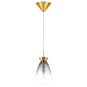 Люстра COLORE LED 1х4W 220LM ЗОЛОТО/ДЫМЧАТЫЙ 3000K