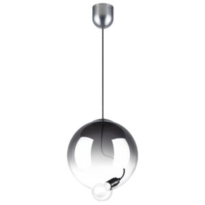 Люстра COLORE 1х8W (led) E27 АЛЮМИНИЙ/ДЫМЧАТЫЙ