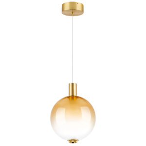 Люстра COLORE LED 1х6W 320LM ЗОЛОТО/ЯНТАРНЫЙ 3000K