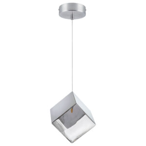 Люстра QUBICA 2W(led) G4 12V ХРОМ/ПРОЗРАЧНЫЙ