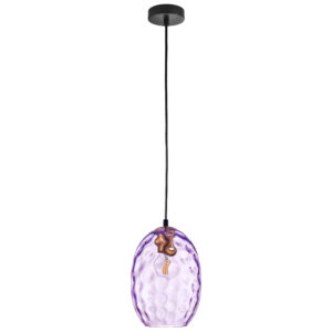 Подвес NUBELLA 1х12W (led) E27 ЧЕРНЫЙ/БРОНЗА/ФИОЛЕТОВЫЙ