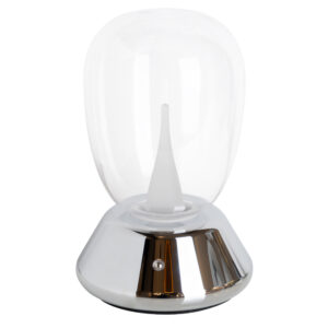 Настольная лампа UOVO III LED 10W 800LM G ХРОМ/ПРОЗРАЧНЫЙ 3000K