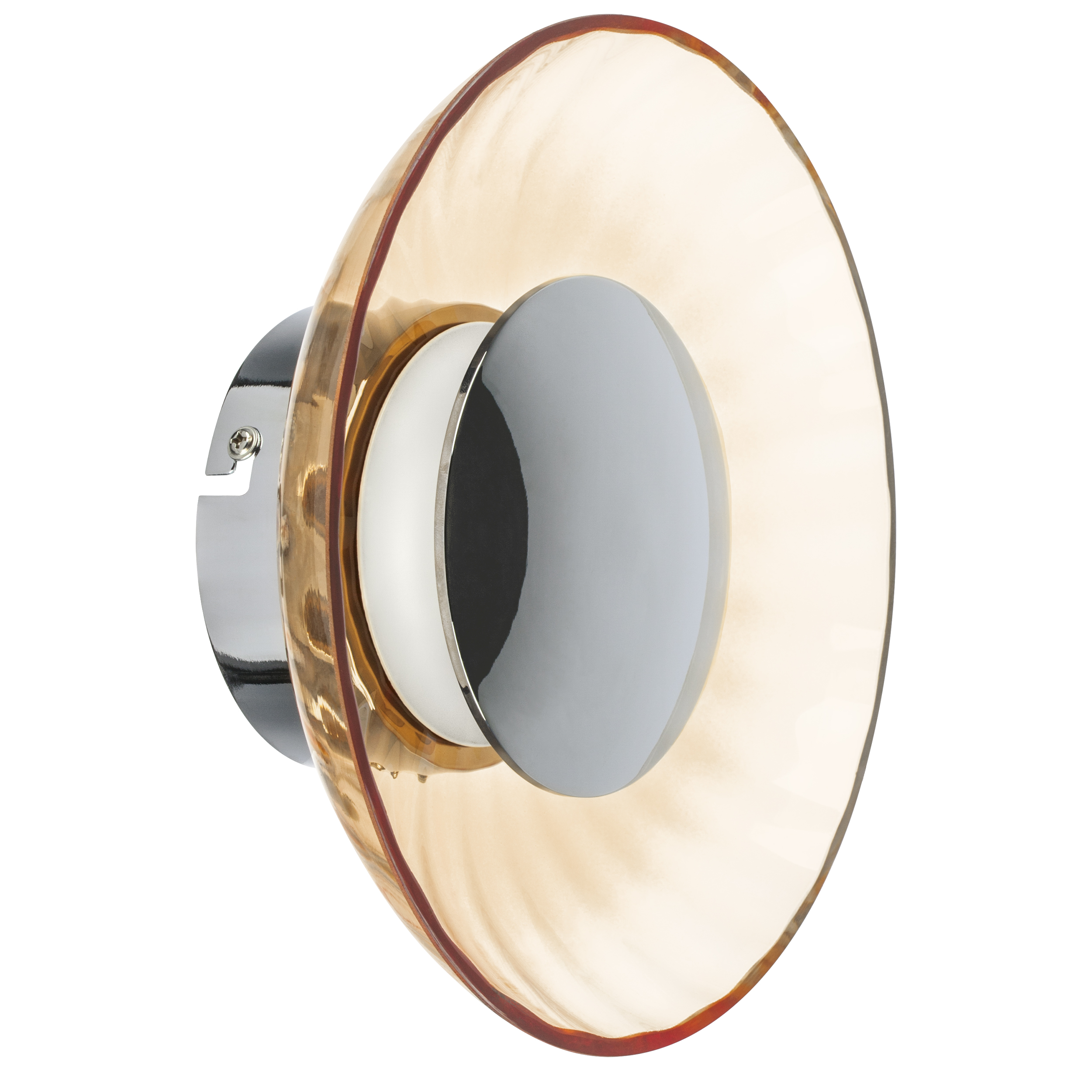 Бра CELESTA LED 6W 300LM ХРОМ/КОНЬЯЧНЫЙ 3000K