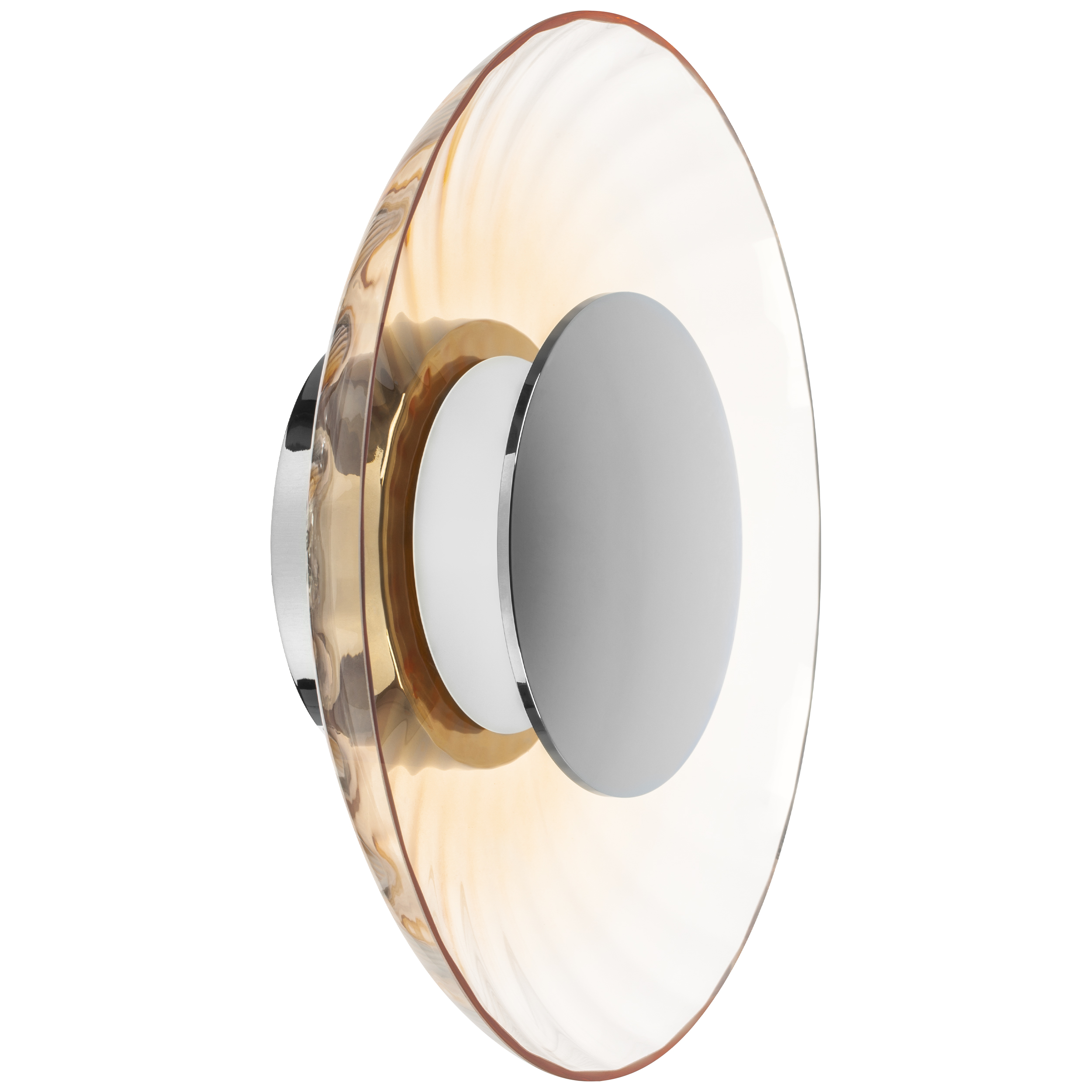 Настенно-потолочный светильник CELESTA LED 24W 600LM ХРОМ/КОНЬЯЧНЫЙ 3000K