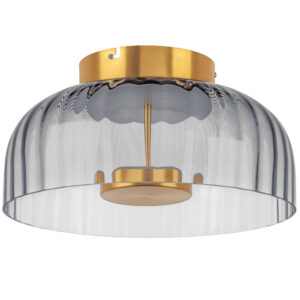 Люстра CELESTA LED 1х12W 600LM ЗОЛОТО/ДЫМЧАТЫЙ 3000K