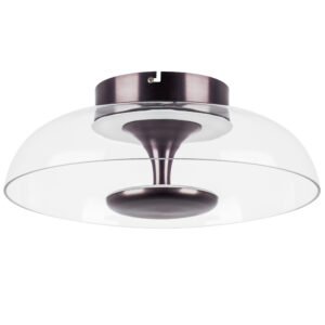 Люстра CELESTA LED 24W 1200LM КОФЕЙНЫЙ/ПРОЗРАЧНЫЙ 3000K