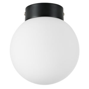 Люстра GLOBO 1х40W E14 ЧЕРНЫЙ/БЕЛЫЙ