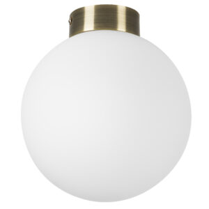 Люстра GLOBO 1х40W E14 БРОНЗА/БЕЛЫЙ