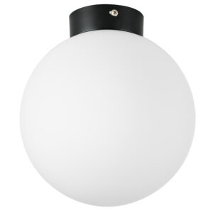 Люстра GLOBO 1х40W E14 ЧЕРНЫЙ/БЕЛЫЙ