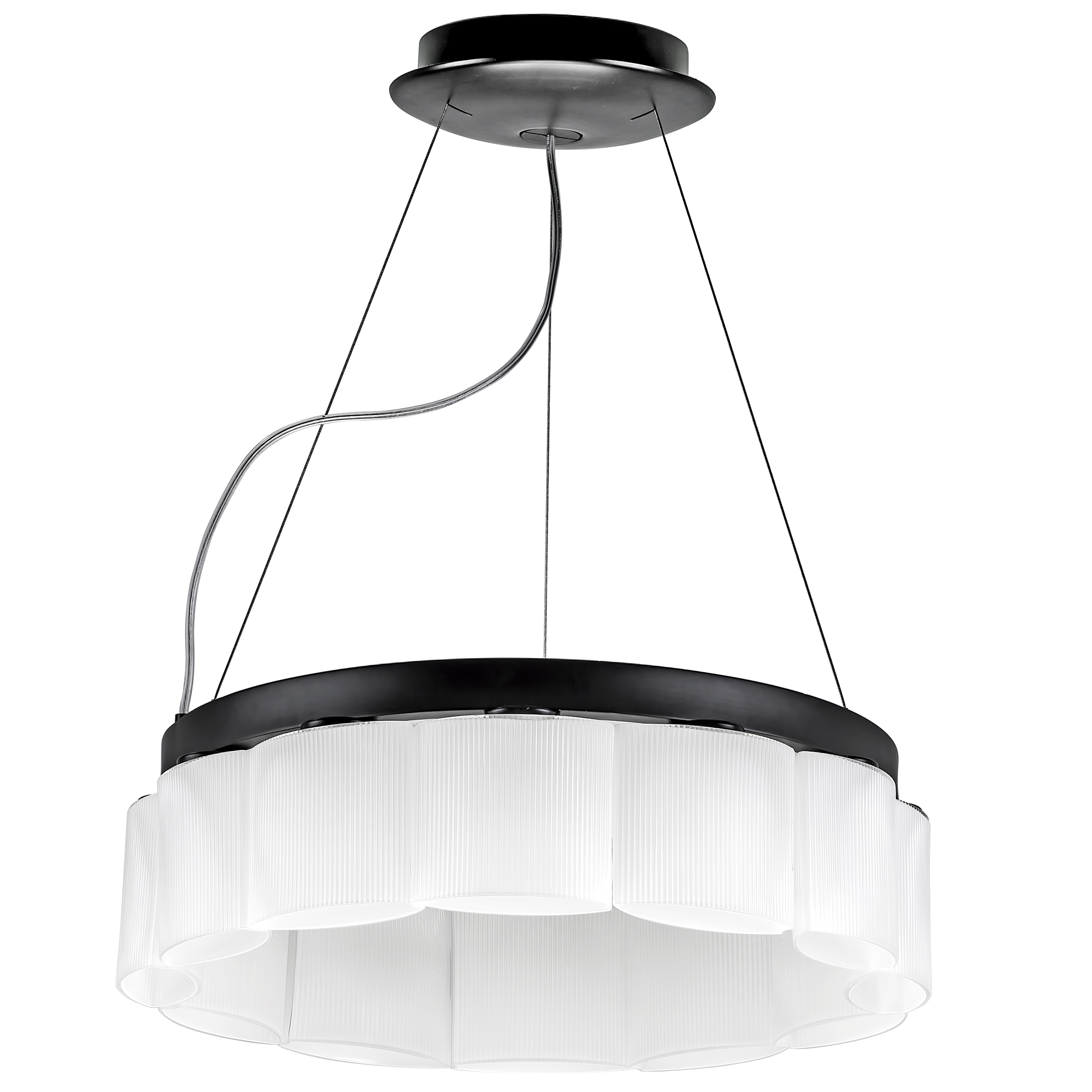 Люстра NIBBLER 12х6W(Led) G9 ЧЕРНЫЙ/БЕЛЫЙ