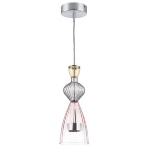 Люстра BELLE LED 1х8W 450LM АЛЮМИНИЙ/МУЛЬТИКОЛОР 3000K