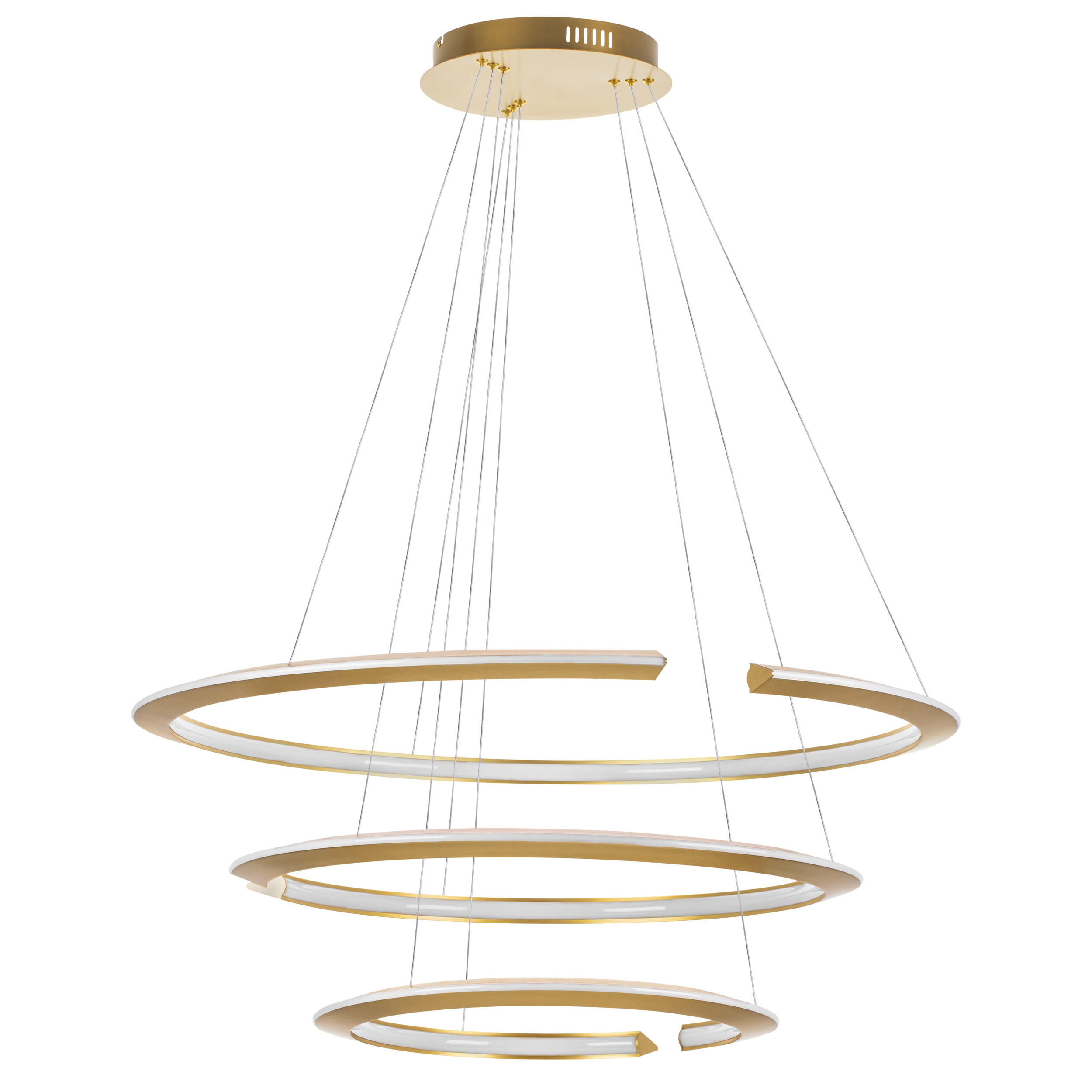 Люстра VIRATA LED 105W 5250LM ЗОЛОТО 3000K
