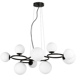 Люстра GLOBO 9х40W G9 МАТОВЫЙ ЧЕРНЫЙ