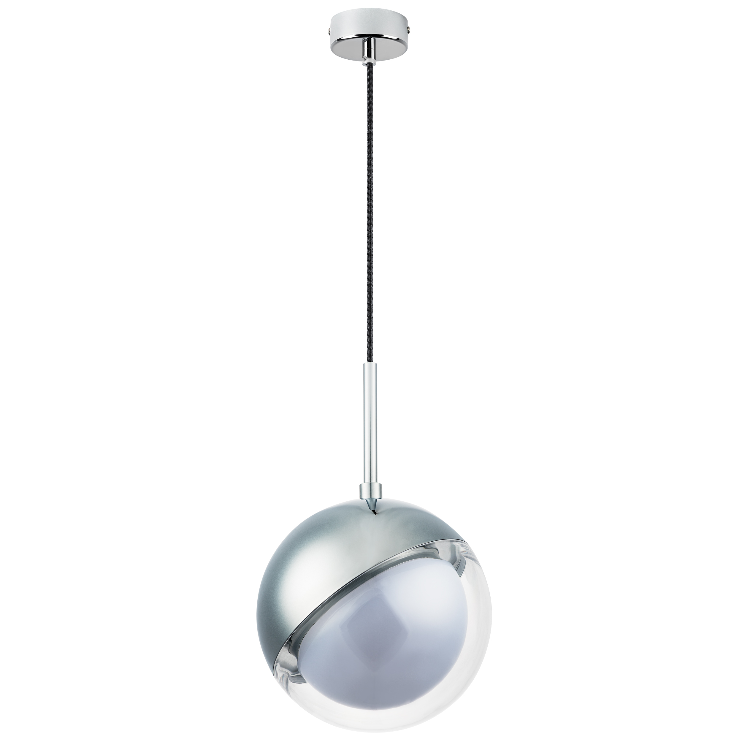 Люстра DAFNE 1х5W(led) G9 ХРОМ/ПРОЗРАЧНЫЙ