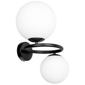Бра GLOBO 2х40W G9 ЧЕРНЫЙ/БЕЛЫЙ