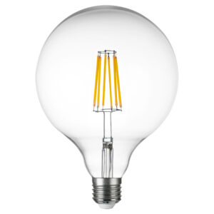 Лампа энергосберегающая LED FILAMENT 220V G125 E27 10W=100W 920LM 360G CL 4000K 30000H