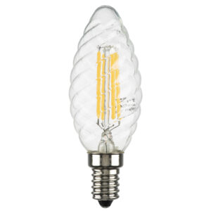 Лампа энергосберегающая LED FILAMENT 220V C35 E14 6W=65W 400-430LM 360G CL 3000K 30000H