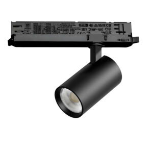 Светильник ALTA BASE для трековой системы Quattro с управлением DALI LED 15W 1880LM 24G ЧЕРНЫЙ 3000K с адаптером (215137 + 594067)