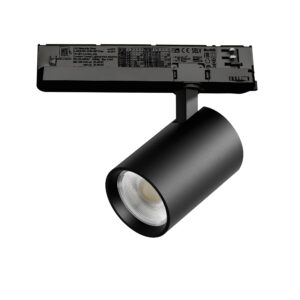 Светильник ALTA BASE для трековой системы Quattro с управлением TRIAC LED 24W 3040LM 24G ЧЕРНЫЙ 3000K с адаптером (215237 + 594057)