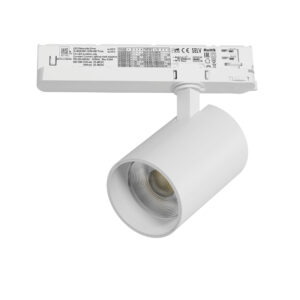 Светильник ALTA BASE для трековой системы Quattro с управлением TRIAC LED 30W 3525LM 24G БЕЛЫЙ 3000K с адаптером (215336 + 594056)