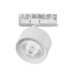 Светильник ALTA PRO для трековой системы Quattro LED 15W 1700LM 60G БЕЛЫЙ 4000K с адаптером (215546 + 594036 + 215504)