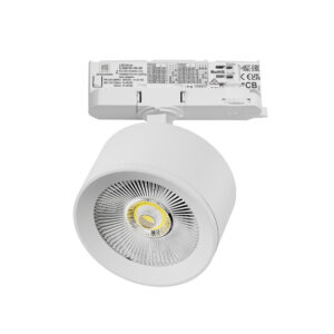Светильник ALTA PRO для трековой системы Quattro LED 15W 1700LM 36G БЕЛЫЙ 4000K с адаптером (215546 + 594036)