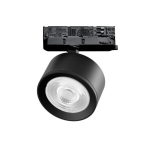 Светильник ALTA PRO для трековой системы Quattro LED 15W 1700LM 60G ЧЕРНЫЙ 4000K с адаптером (215547 + 594037 + 215504)