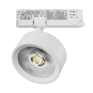 Светильник ALTA PRO для трековой системы Quattro LED 30W 3510LM 36G БЕЛЫЙ 3000K с адаптером (215636 + 594046)