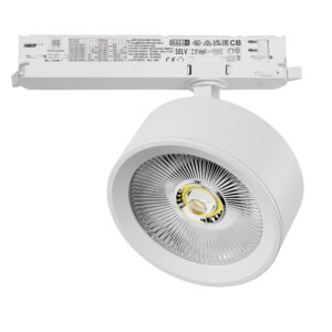 Светильник ALTA PRO для трековой системы Quattro с управлением DALI LED 30W 3510LM 36G БЕЛЫЙ 4000K с адаптером (215646 + 594066)