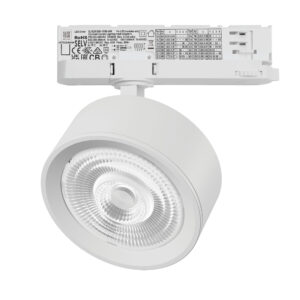 Светильник ALTA PRO для трековой системы Quattro LED 30W 3510LM 60G БЕЛЫЙ 4000K с адаптером (215646 + 594046 + 215604)