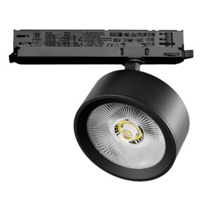 Светильник ALTA PRO для трековой системы Quattro с управлением DALI LED 30W 3510LM 36G ЧЕРНЫЙ 4000K с адаптером (215647 + 594067)