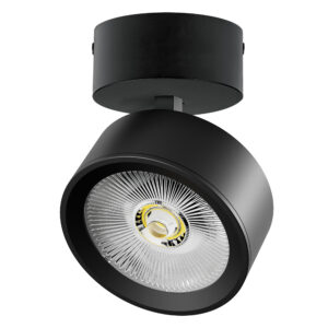 Светильник ALTA PRO накладной LED 30W 3510LM 36G ЧЕРНЫЙ 4000K с накл. чашей (215647 + 215017 + 215010-30)