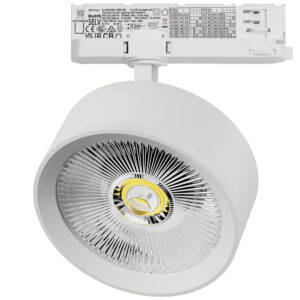 Светильник ALTA PRO для трековой системы Quattro LED 35W 3230LM 36G БЕЛЫЙ 4000K с адаптером (215746 + 594046)
