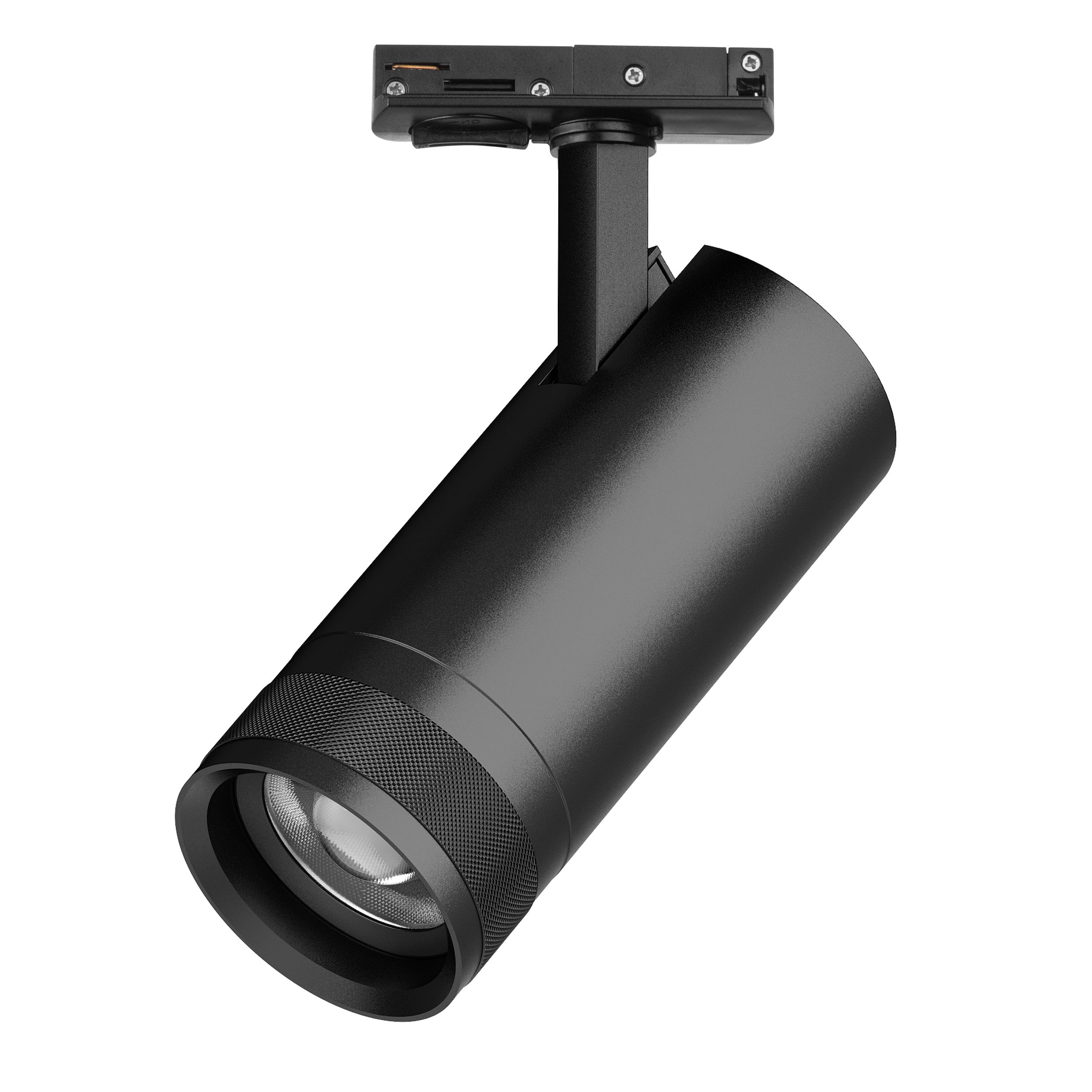 Светильник CANNO PRO д/треков BARRA LED 20W 1400LM 20-55G ЧЕРНЫЙ 2700-4200-6000K IP20 с тонким адаптером (304207 + 592007-SS)