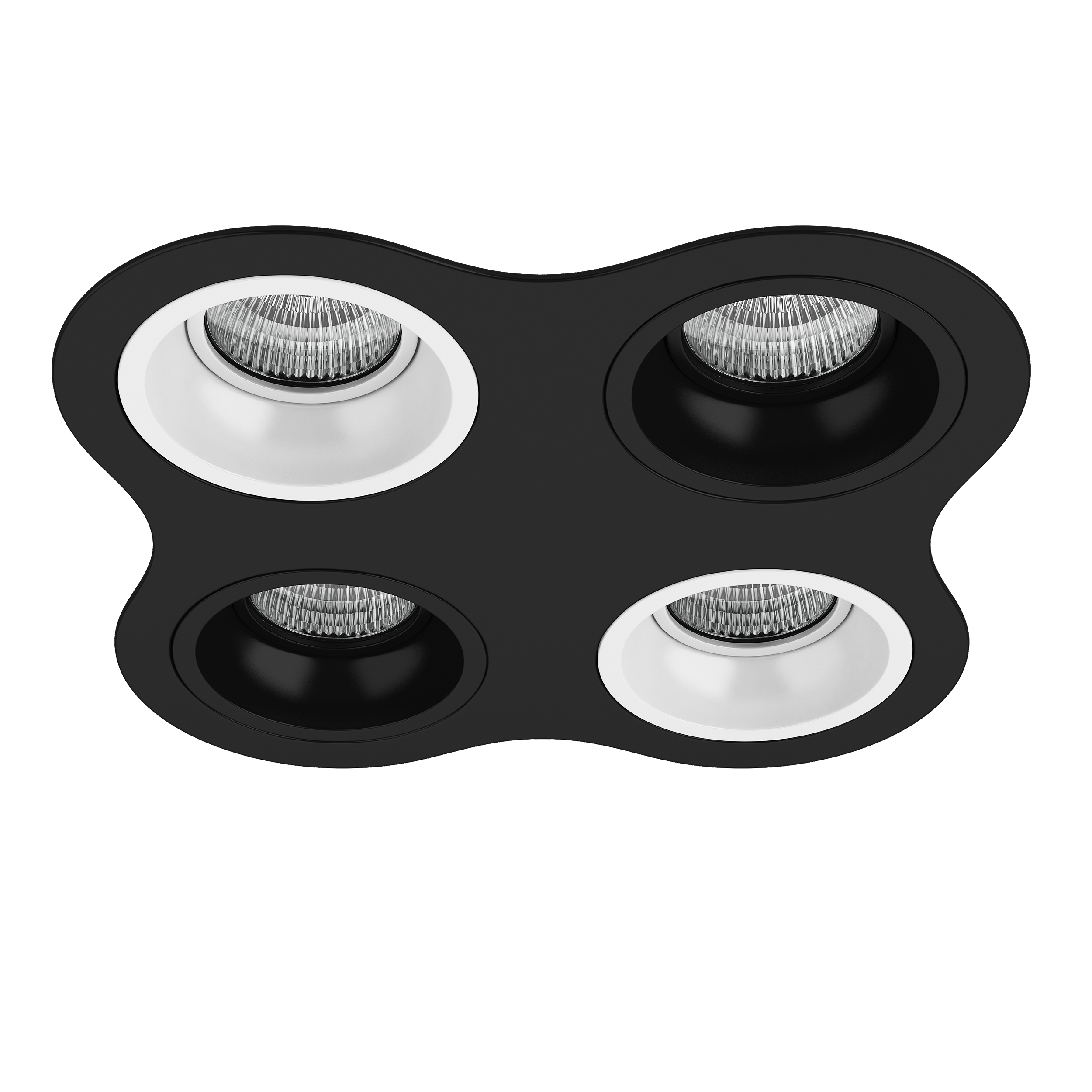 Светильник DOMINO ROUND МR16 (214647+214606+214607+214606+214607)