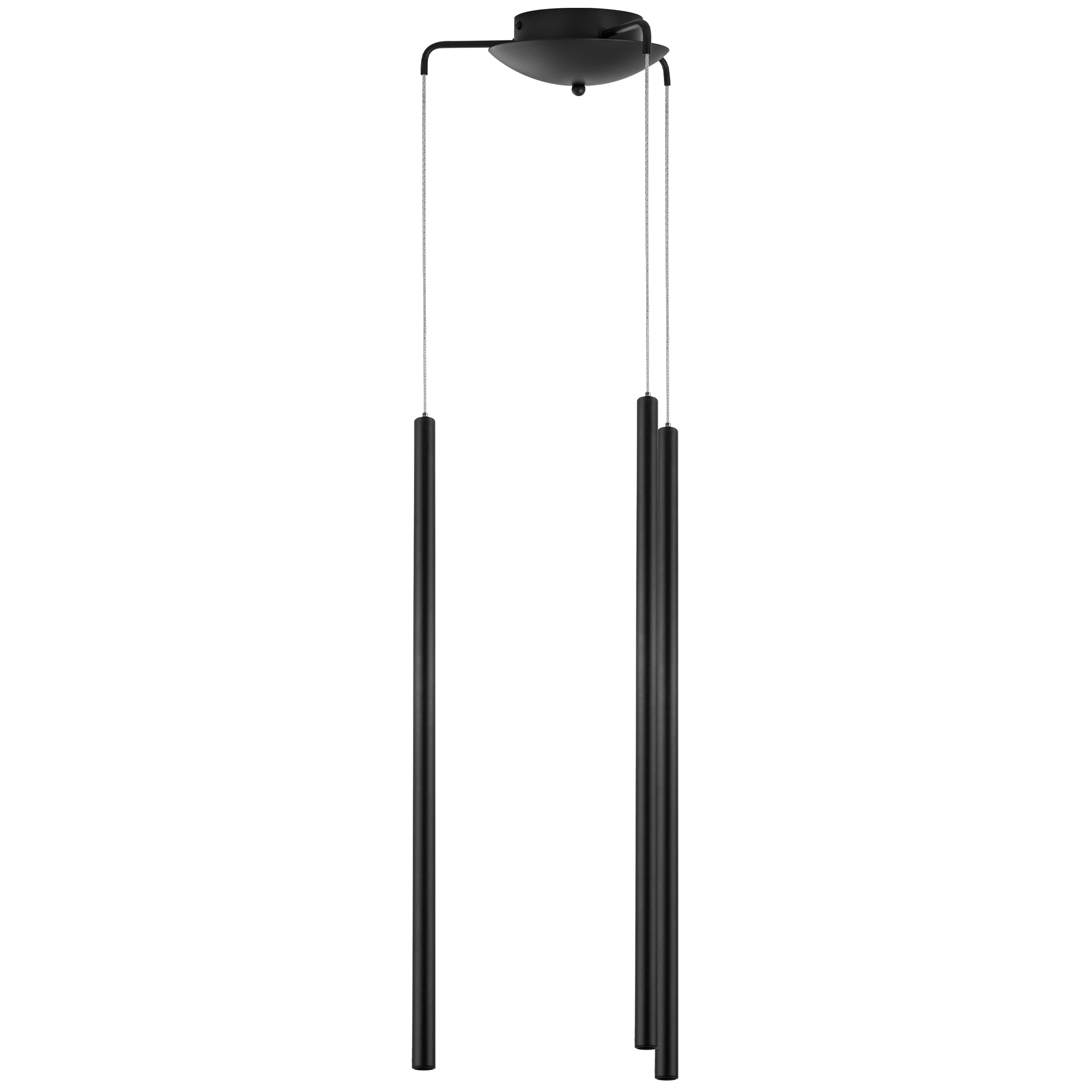 Люстра TUBO LED 15W 900LM 25G ЧЕРНЫЙ 3000K (574717+747337 (3шт)
