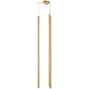 Люстра TUBO LED 15W 900LM 25G ЗОЛОТО 3000K (574713+747433 (3 шт)