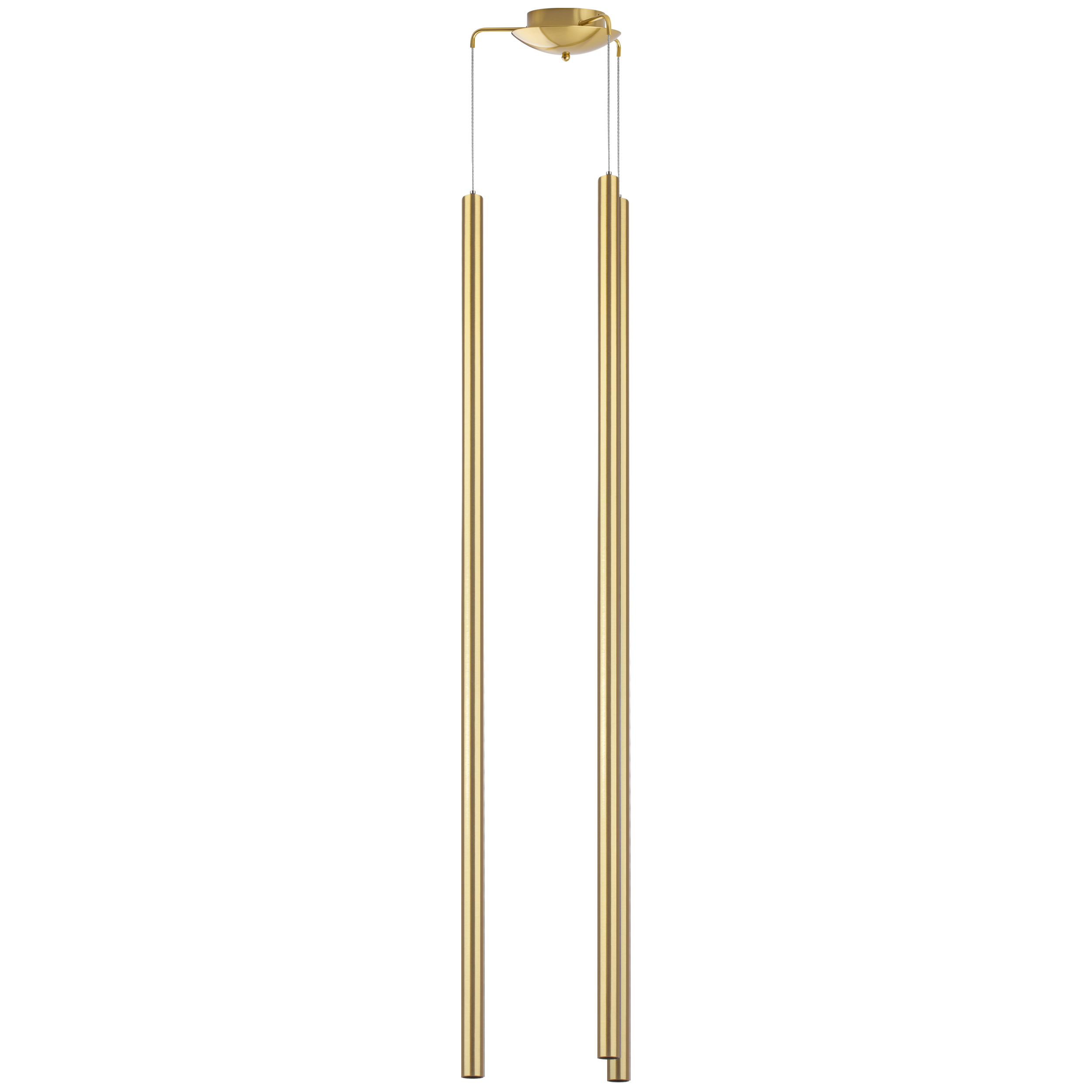 Люстра TUBO LED 15W 900LM 25G ЗОЛОТО 3000K (574713+747433 (3 шт)