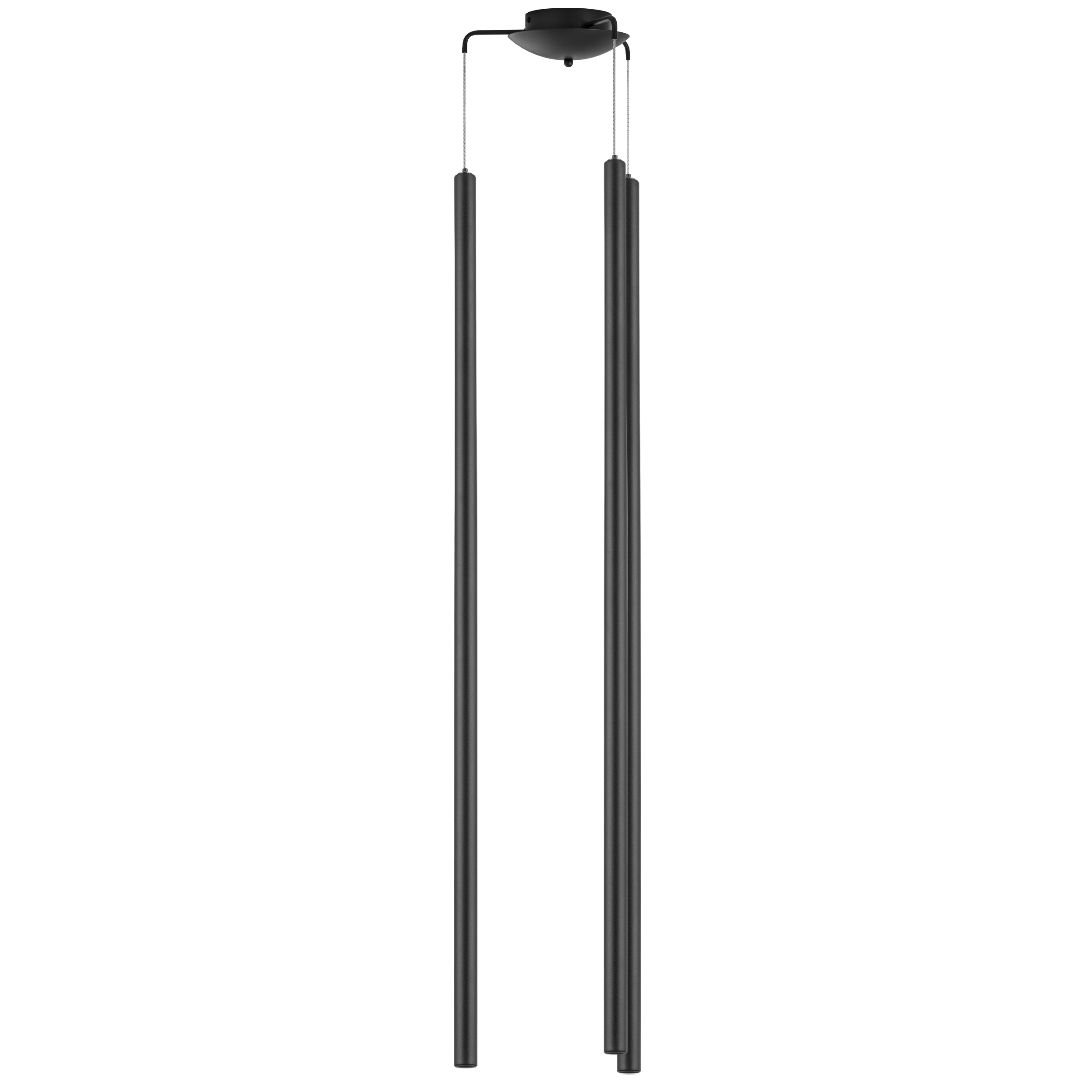 Люстра TUBO LED 15W 900LM 25G ЧЕРНЫЙ 3000K (574717+747437 (3шт)