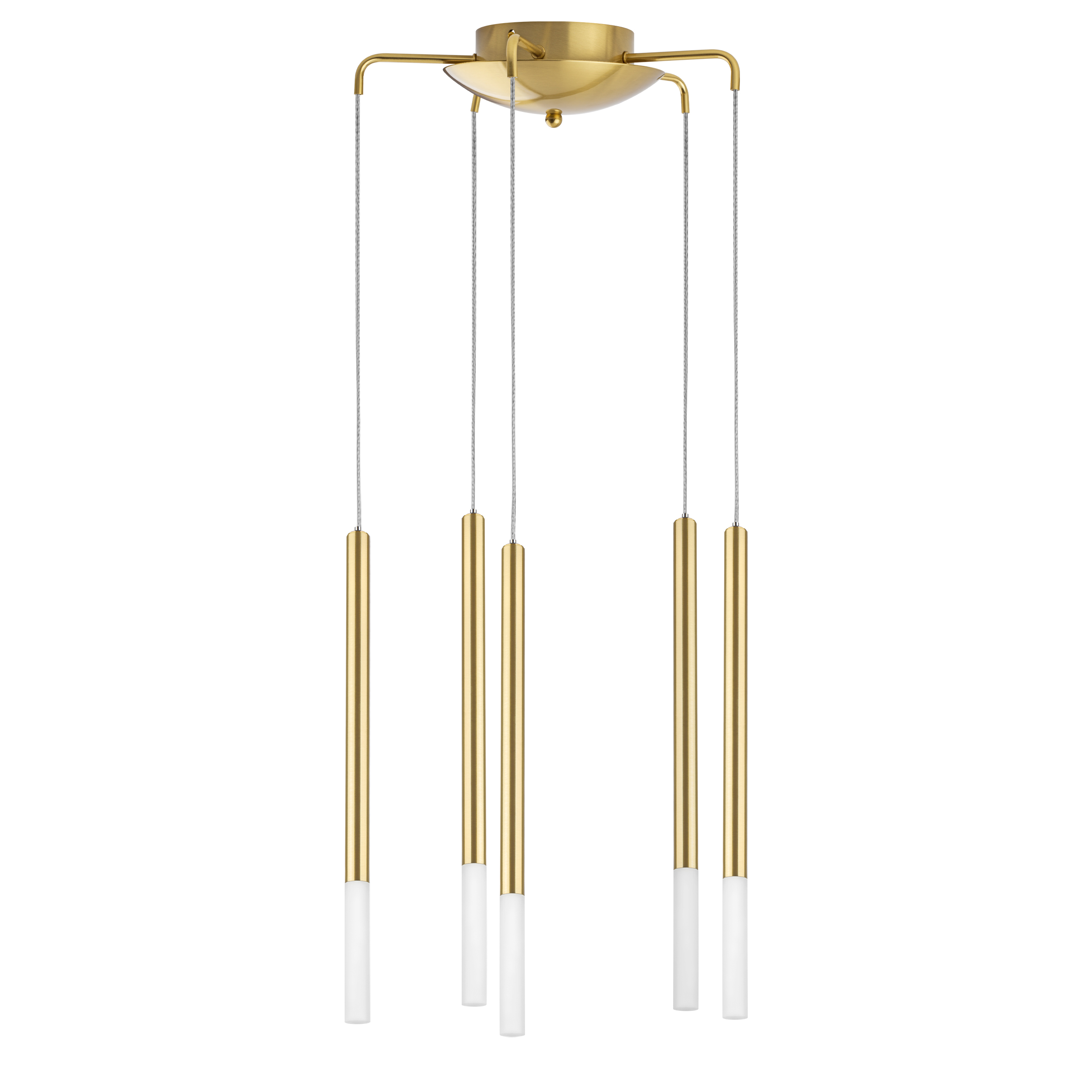Люстра TUBO LED 25W 1400LM 360G ЗОЛОТО 4000K (574723+747143 (5шт)