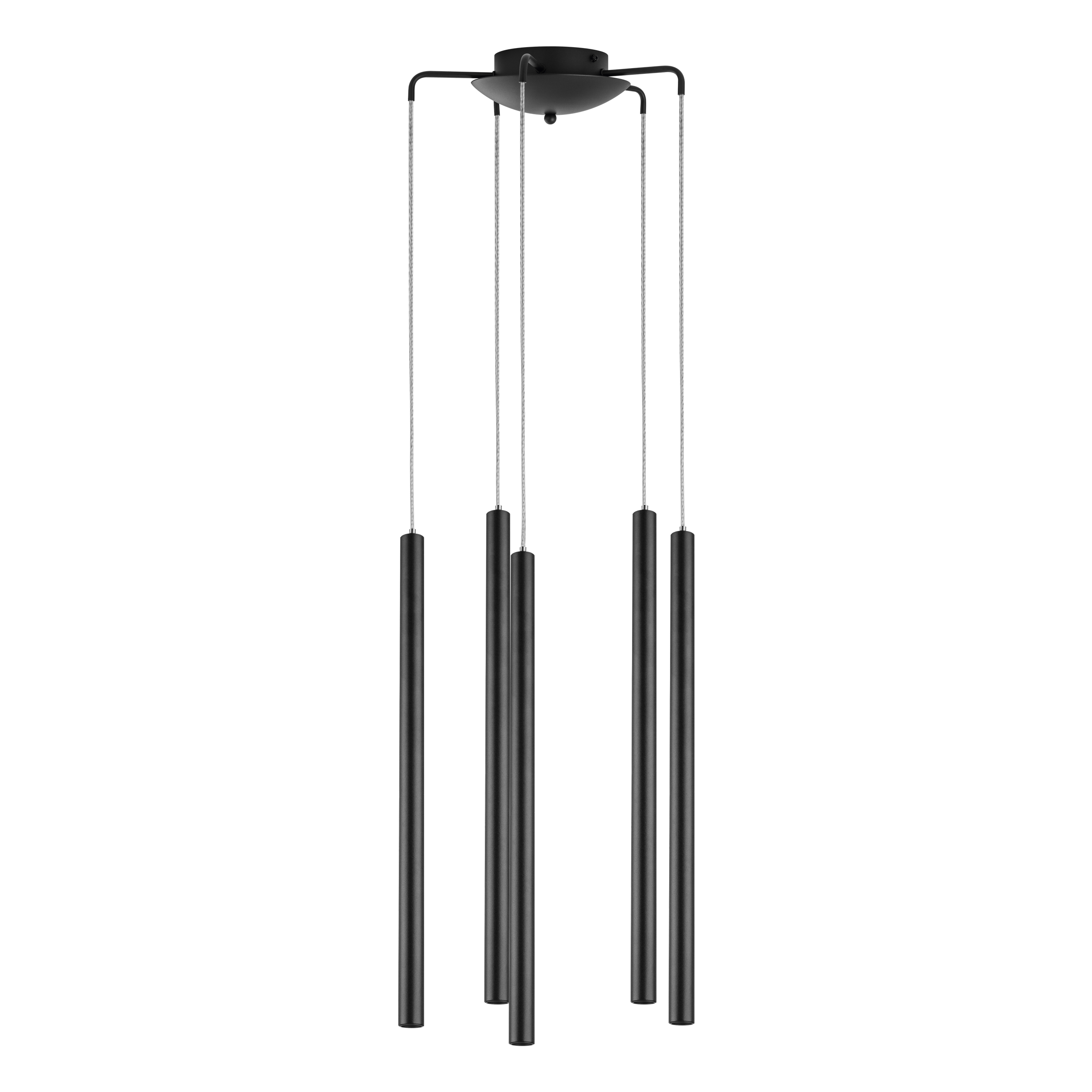 Люстра TUBO LED 25W 1500LM 25G ЧЕРНЫЙ 3000K (574727+ 747237 (5шт)
